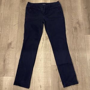 Navy skinny pants, 4, American eagle